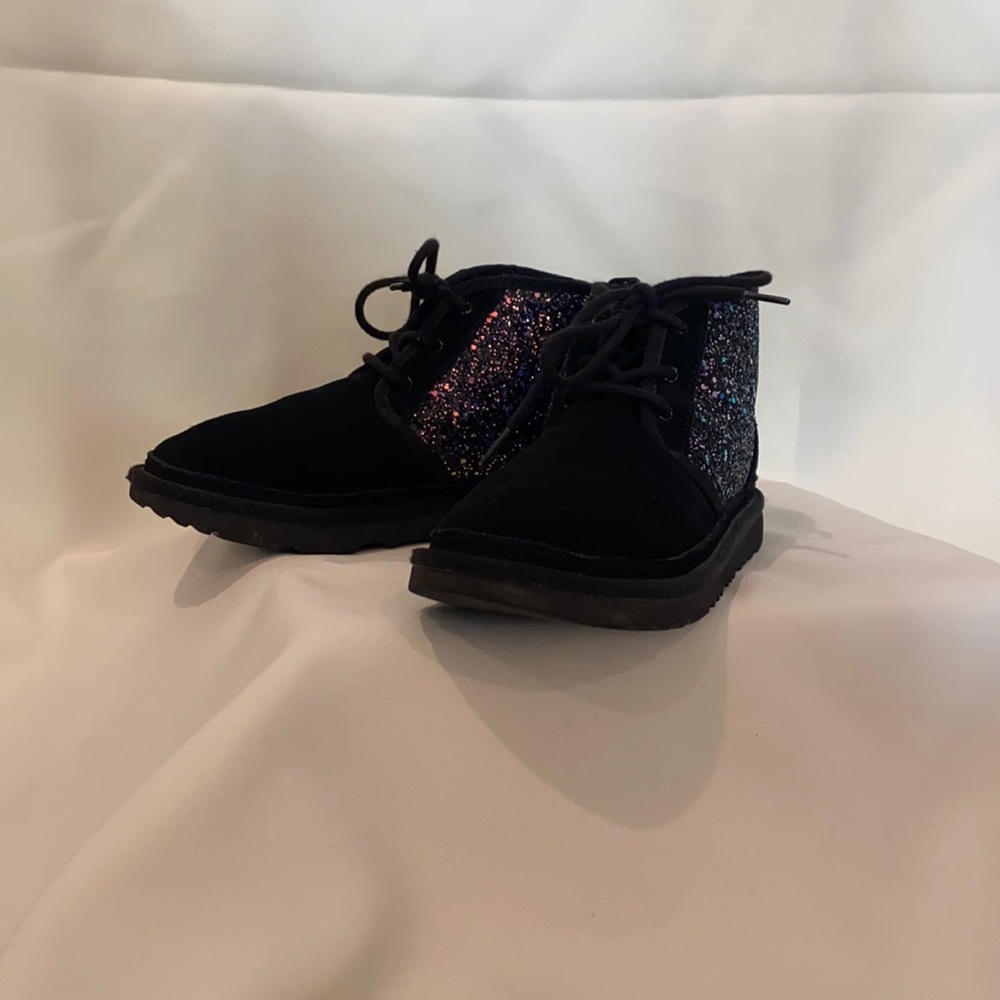 Black UGG kids boots size five